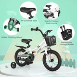 14 Inch Kid's Bike with 2 Training Wheels for 3 - 5 Years Old - Evolvate Pro