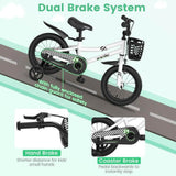 14 Inch Kid's Bike with 2 Training Wheels for 3 - 5 Years Old - Evolvate Pro