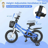 14 Inch Kid's Bike with 2 Training Wheels for 3 - 5 Years Old - Evolvate Pro
