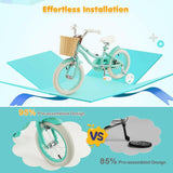 14" Kid's Bike with Training Wheels and Adjustable Handlebar Seat - Evolvate Pro