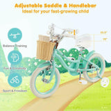 14" Kid's Bike with Training Wheels and Adjustable Handlebar Seat - Evolvate Pro