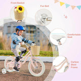 14" Kid's Bike with Training Wheels and Adjustable Handlebar Seat - Evolvate Pro