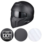 Detachable Chin Open Face helmet