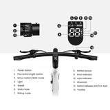 EcoRide White Commuter E-Bike - Aluminum Alloy Frame 350W