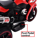 12V Girls Electric Motorcycle, Battery Rechargeable 3 Wheels With Light Wheels - Evolvate Pro