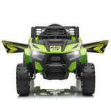 12V Kids Ride On Mini UTV, Electric Car With Front LED Lights And Horn, Single Seat With A Safety Belt, Forward/Reverse Function - Evolvate Pro