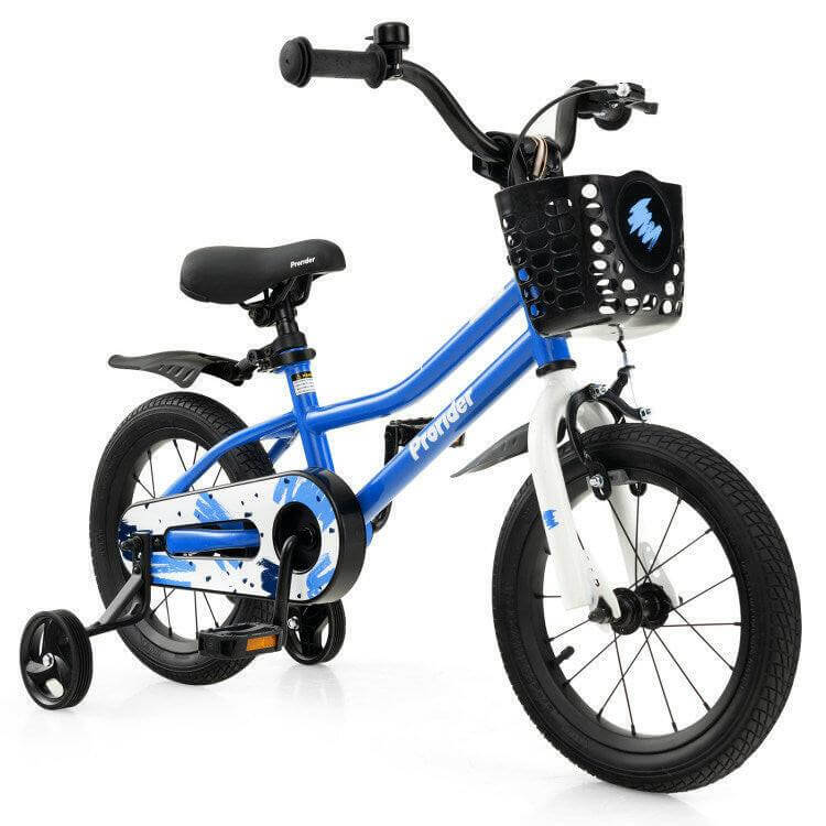 14 Inch Kid's Bike with 2 Training Wheels for 3 - 5 Years Old - Evolvate Pro