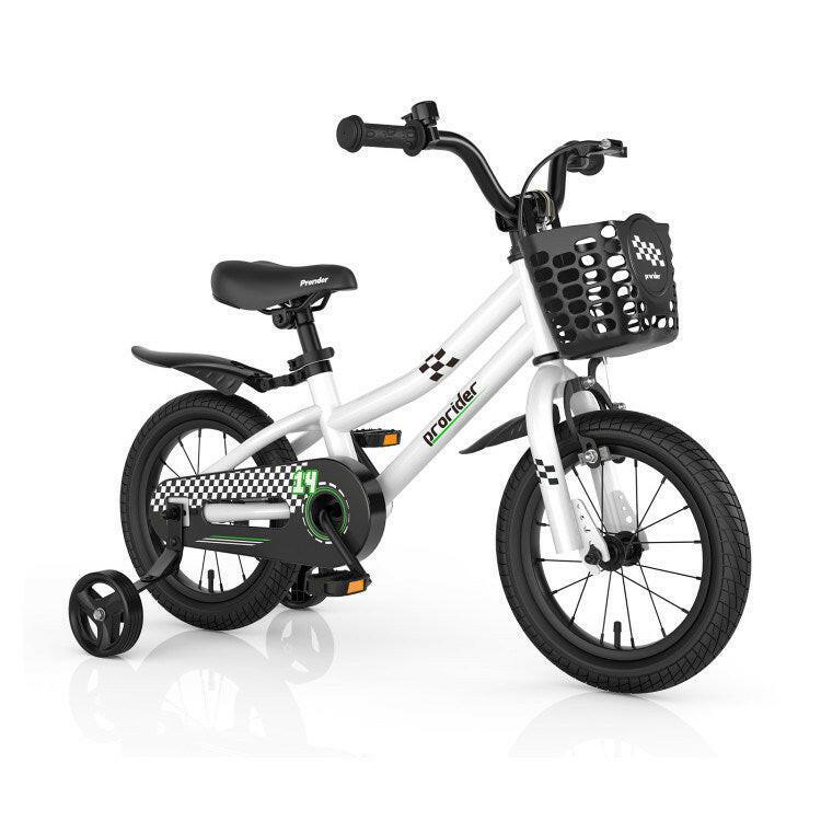 14 Inch Kid's Bike with 2 Training Wheels for 3 - 5 Years Old - Evolvate Pro