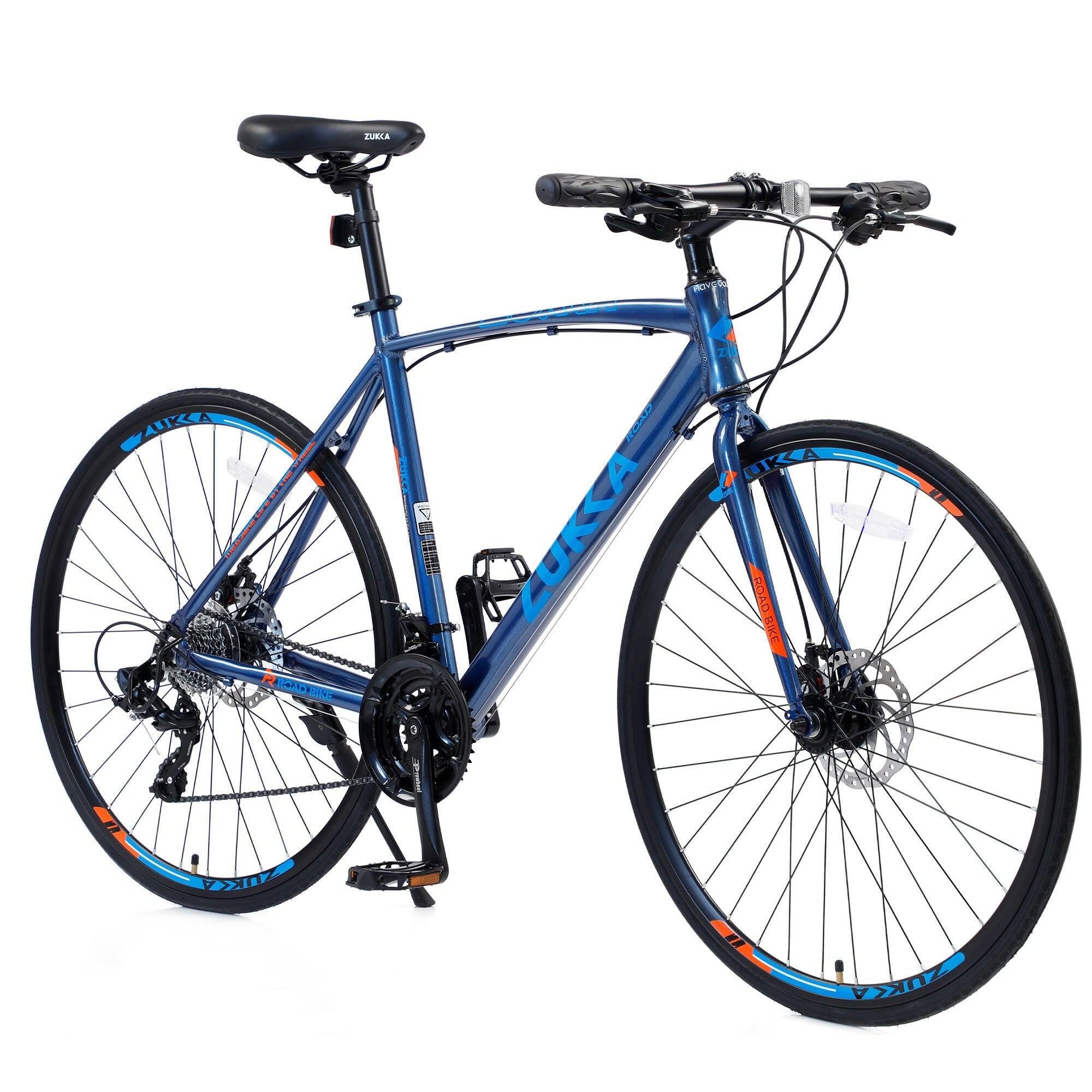 24 Speed Hybrid Bike Disc Brake 700C Road Bike For Men & Women City Bicycle - Evolvate Pro
