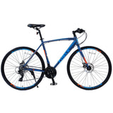 24 Speed Hybrid Bike Disc Brake 700C Road Bike For Men & Women City Bicycle - Evolvate Pro