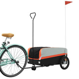 Bike Trailer Black and Orange 99.2 lb. Iron - Evolvate Pro