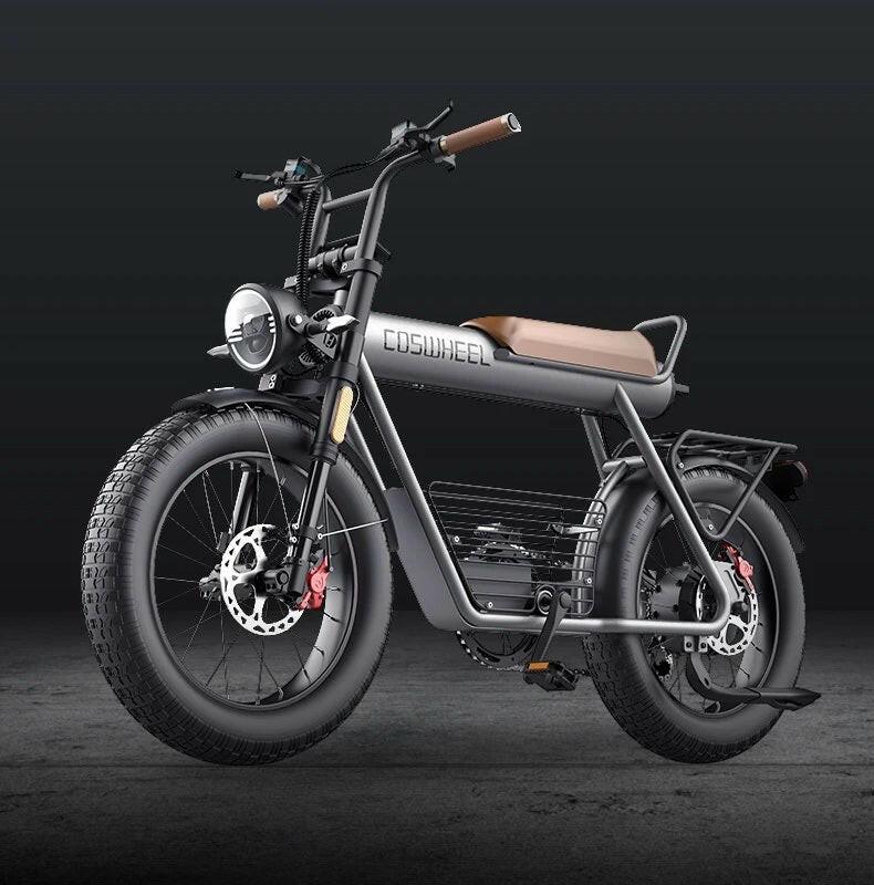 COSWHEEL CT20 Off Road Fat Tires 1000W Lithium Battery Fat Tire Powerful E - Bike - Evolvate Pro