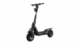 The Evolvate Pro Panther ES800 Super Electric Scooter combines sleek, modern design with off-road capability. It features a wide deck, large wheels, and a sturdy handlebar, all in a striking black finish. The scooter offers a minimalistic aesthetic enhanced by geometric accents. Showcased on a plain white background, this high-performance scooter boasts dual motors with 3000W power and can reach speeds of up to 37.3 MPH with a range of 31 miles.