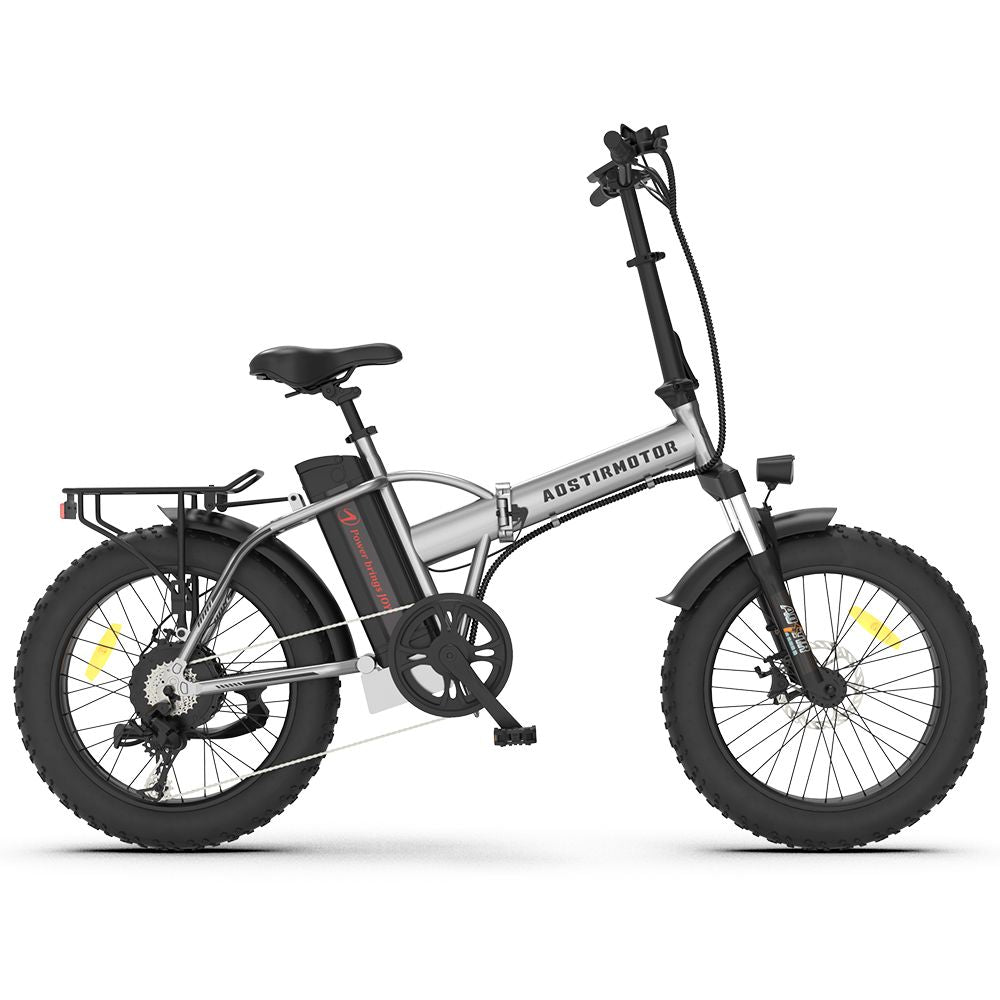 AOSTIRMOTOR 750W Foldable Fat Tire Electric Bike – Compact and Powerful Adventure Companion