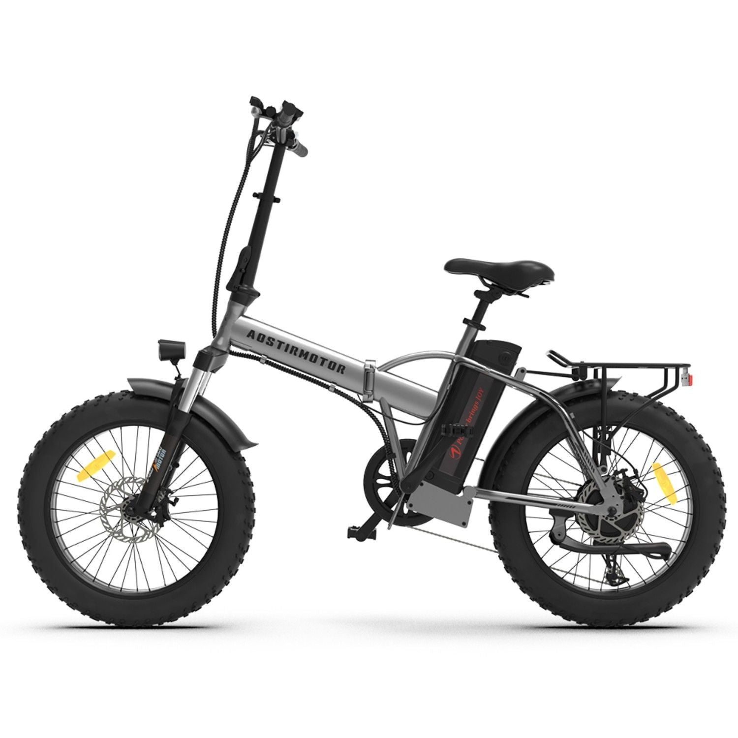 AOSTIRMOTOR 750W Foldable Fat Tire Electric Bike – Compact and Powerful Adventure Companion