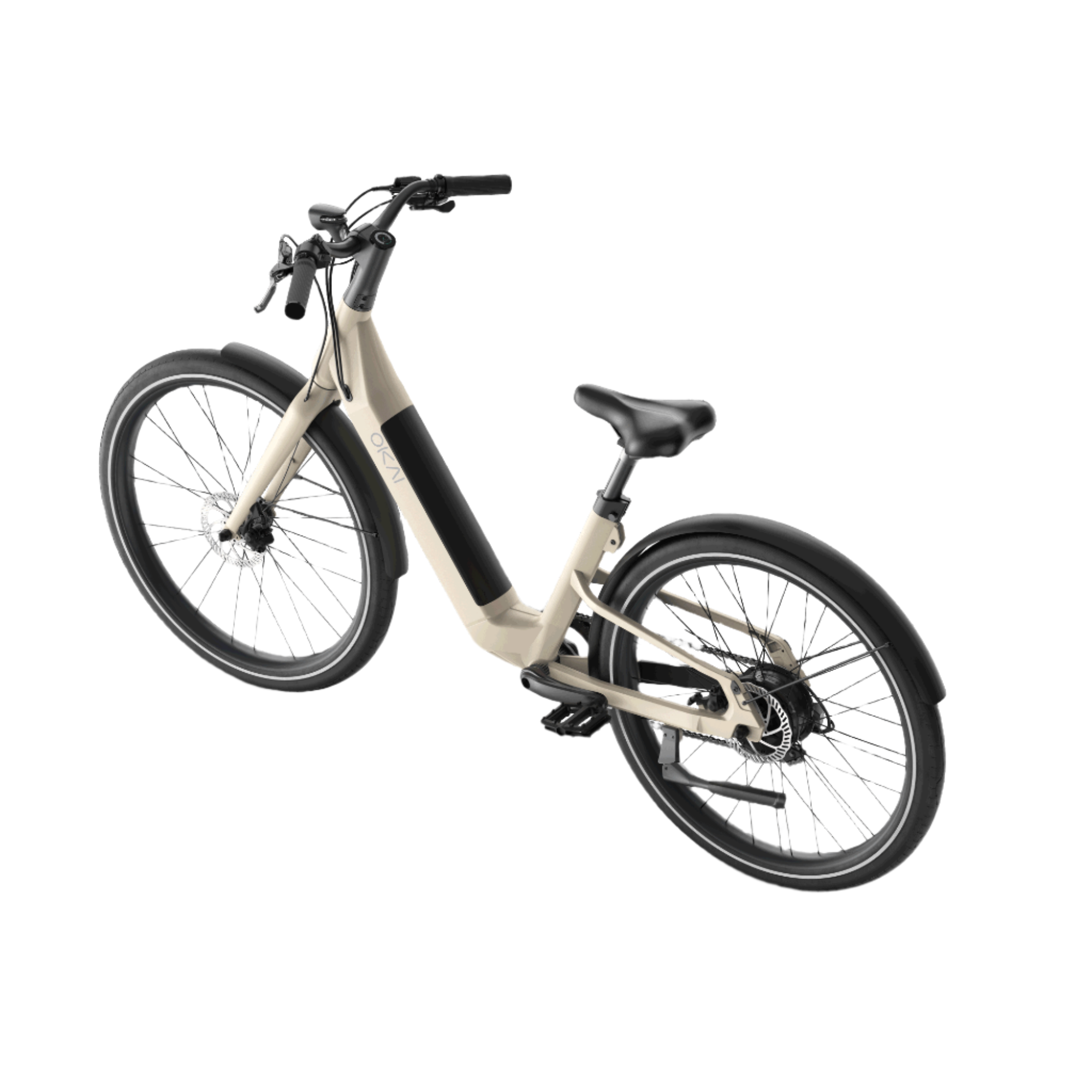 EB40 Stride Electric Bike w/40 Miles Max Operating Range and 25 mph Max Speed - Desert Sand