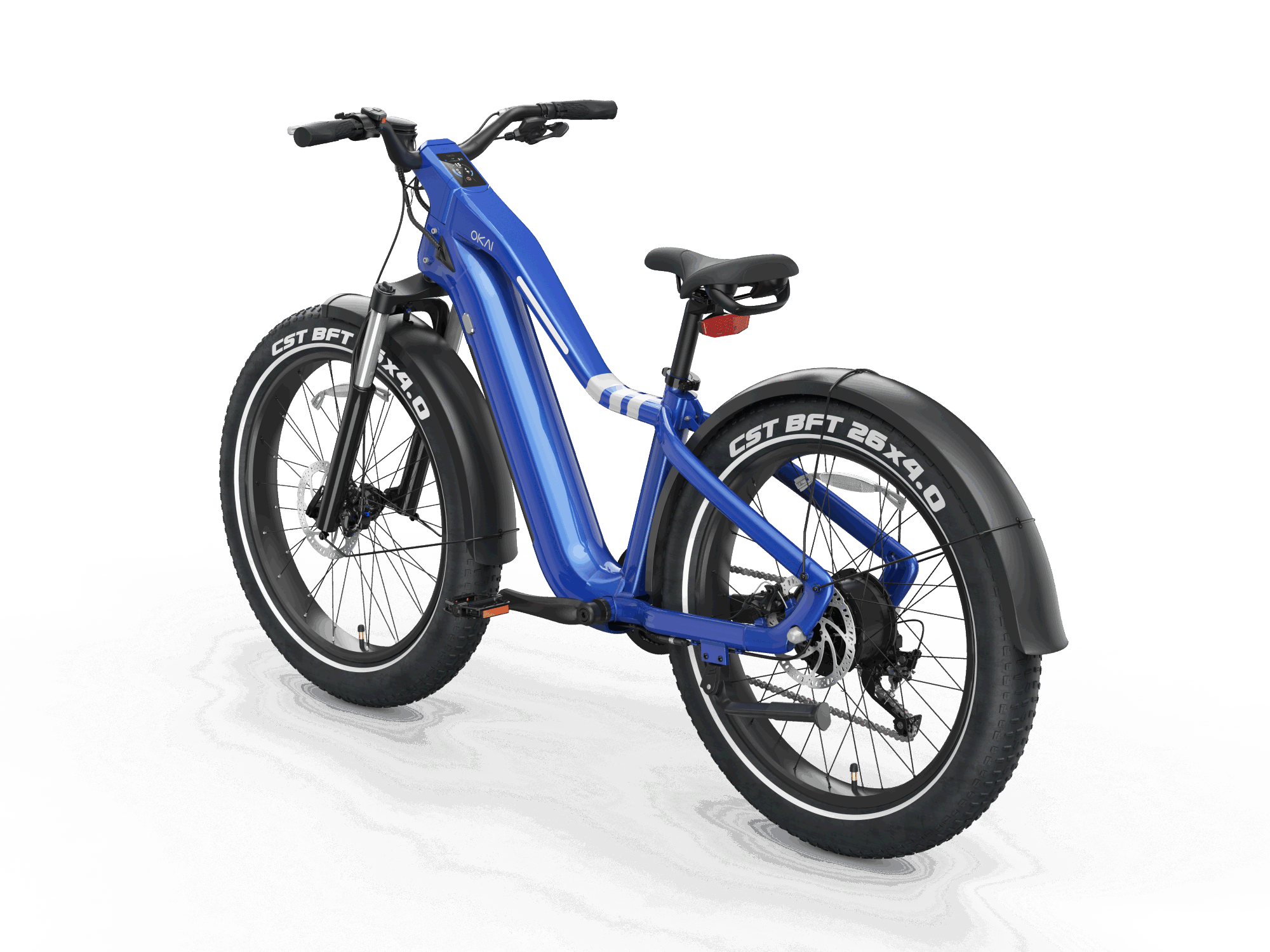 EB50 Ranger 26" Step Over Electric Mountain Bike - Blue