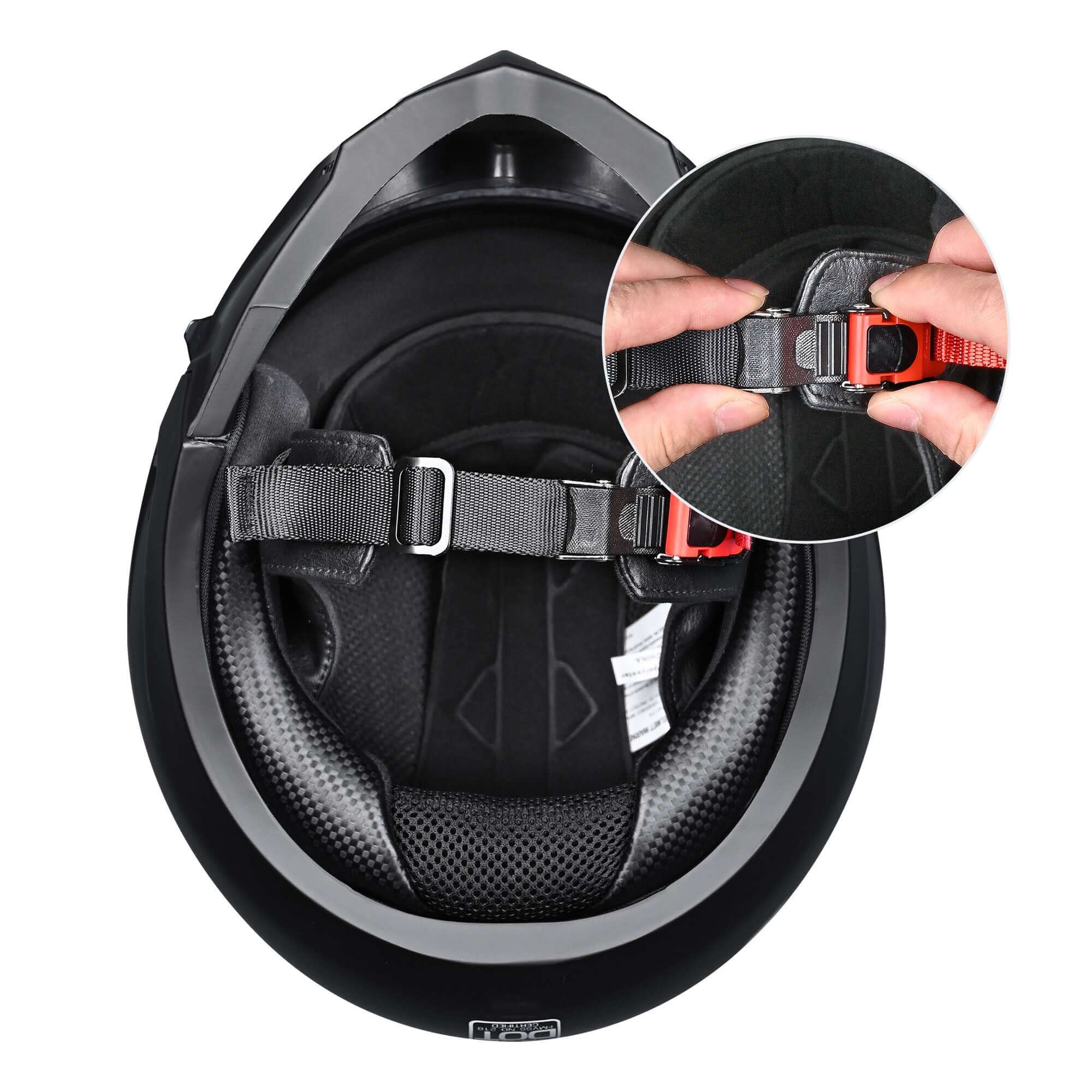 Detachable Chin Open Face helmet