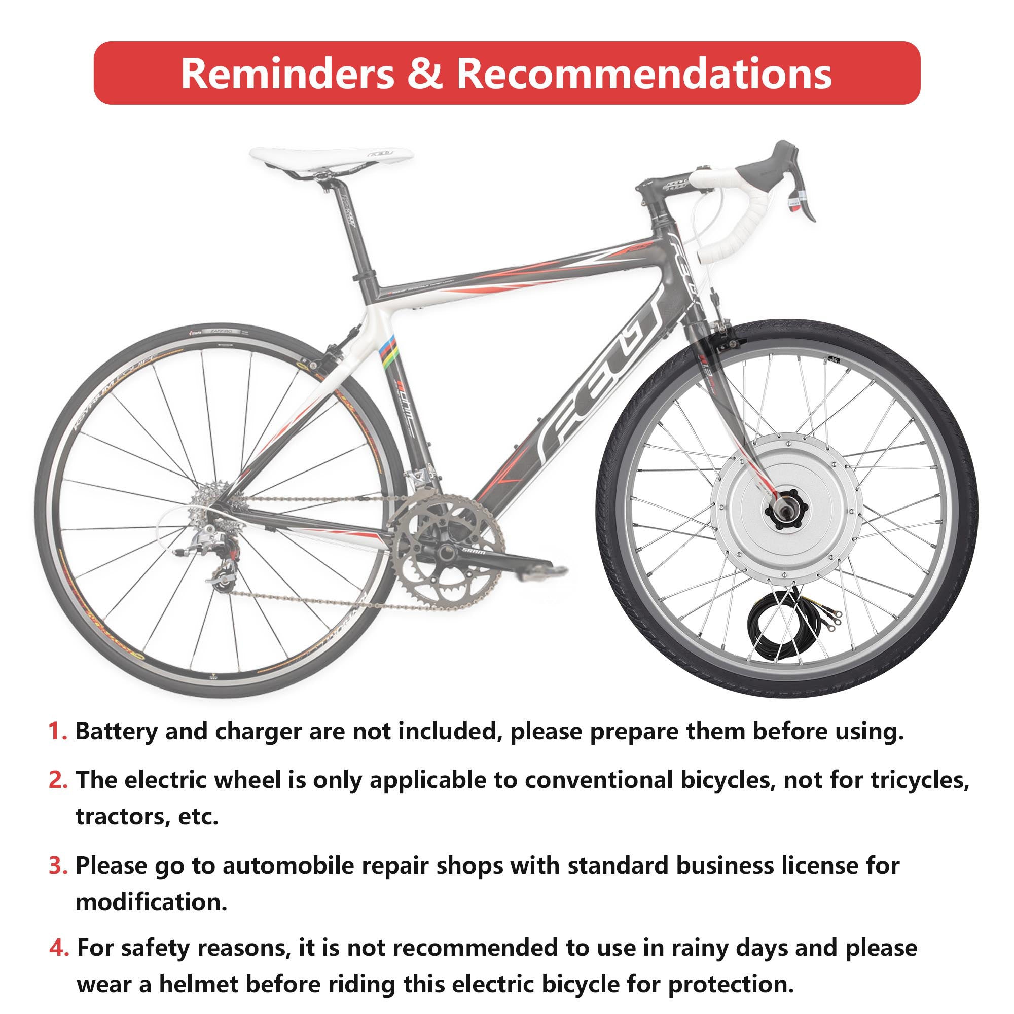 Electric Bicycle Conversion Kit