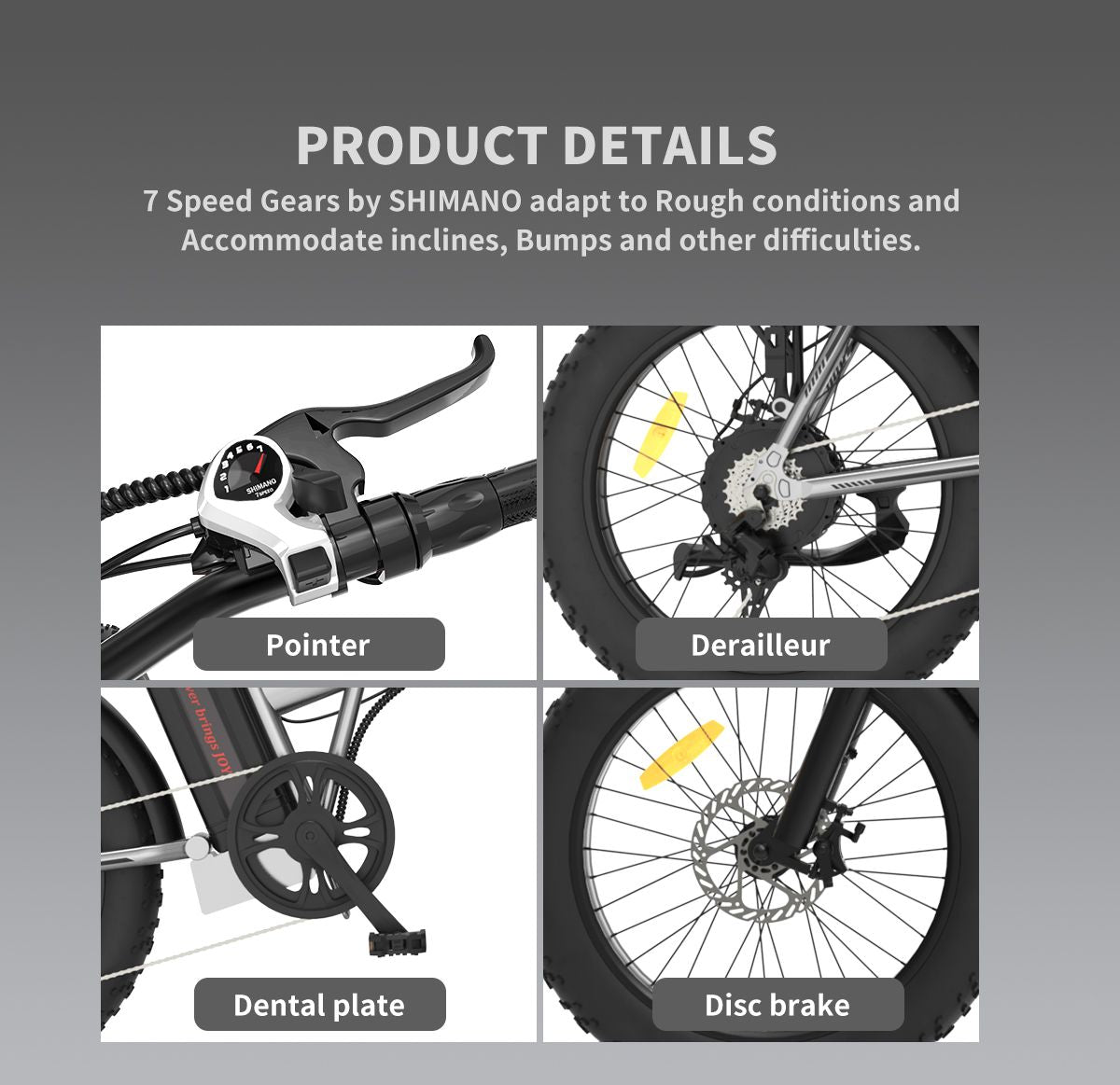 AOSTIRMOTOR 750W Foldable Fat Tire Electric Bike – Compact and Powerful Adventure Companion