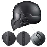 Detachable Chin Open Face helmet