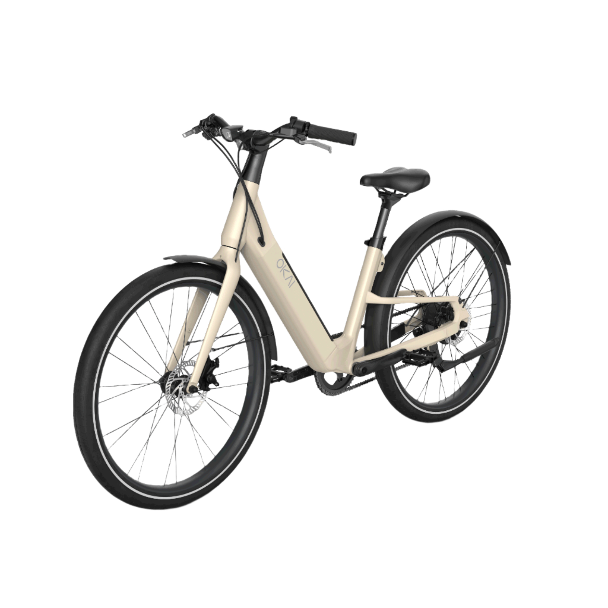 EB40 Stride Electric Bike w/40 Miles Max Operating Range and 25 mph Max Speed - Desert Sand