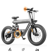 Off Road Fat Tire 500W Shimano 7 Speed E - Bike All Terrain - Evolvate Pro