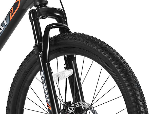 S24102 24-Inch Mountain Bike for Boys & Girls - Shimano 21-Speed, Dual Disc Brakes, Orange
