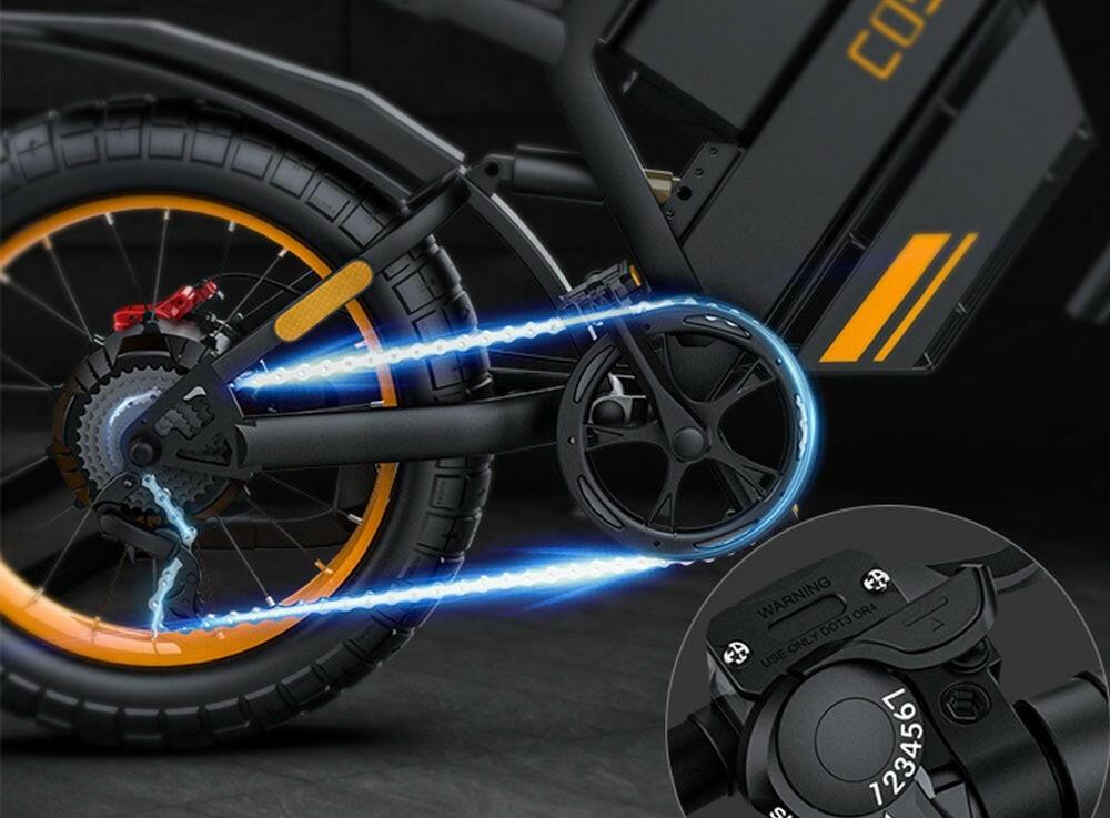Off-Road E-Bike Features A Powerful 1000W 48V25AH Suitable For Touring, Sand, Snow, Mountains And Other Adventurous Places. - Evolvate Pro