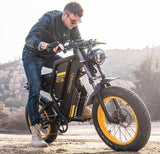 Off-Road E-Bike Features A Powerful 1000W 48V25AH Suitable For Touring, Sand, Snow, Mountains And Other Adventurous Places. - Evolvate Pro