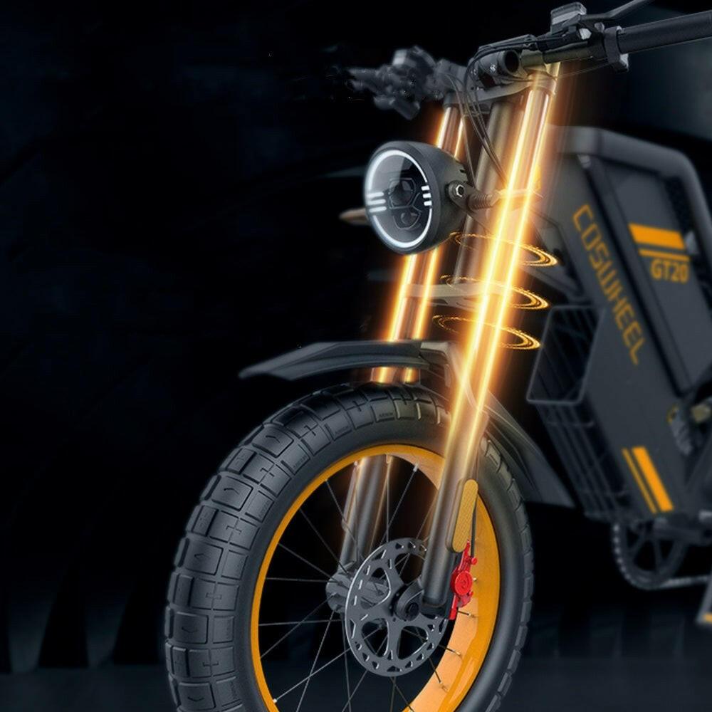 Off-Road E-Bike Features A Powerful 1000W 48V25AH Suitable For Touring, Sand, Snow, Mountains And Other Adventurous Places. - Evolvate Pro